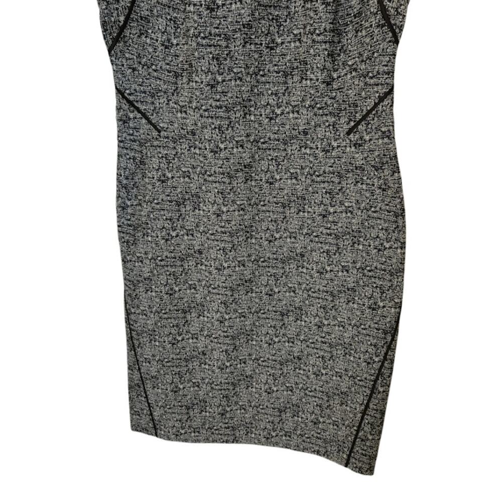Lafayette 148 Womens Tweed Sleeveless Sheath Dress Size 6 Black Quiet Luxury - Picture 5 of 11